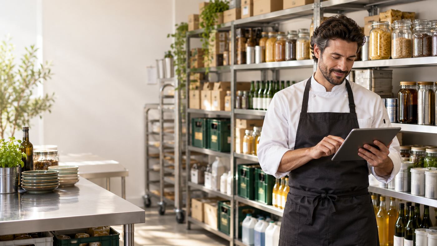 Typisches Arbeitsumfeld für Gastronomie